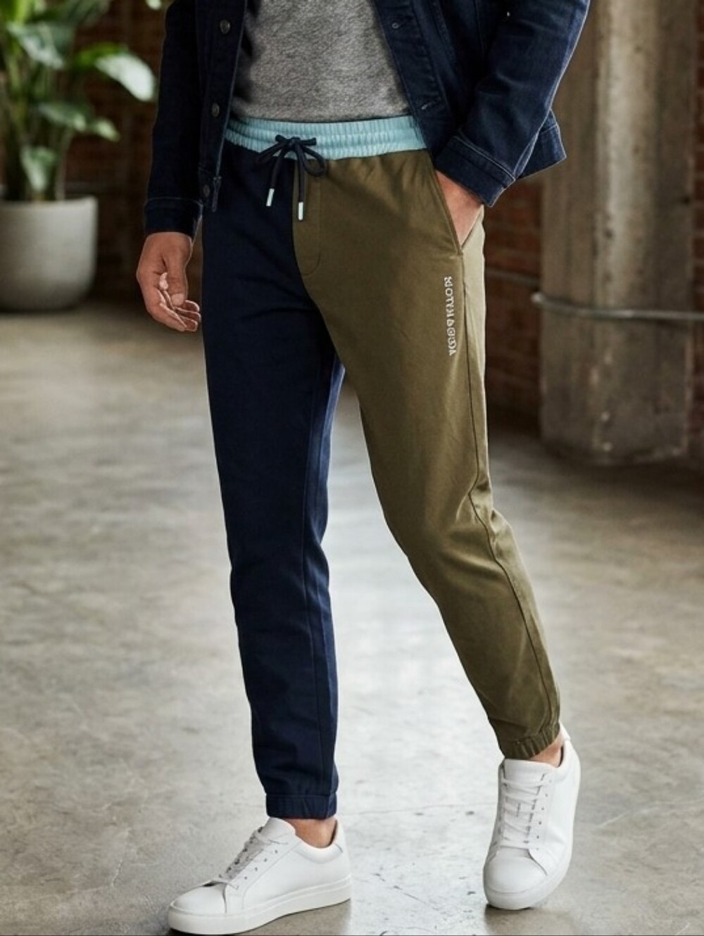 Men's color-block sweatpants / joggers from Scotch & Soda